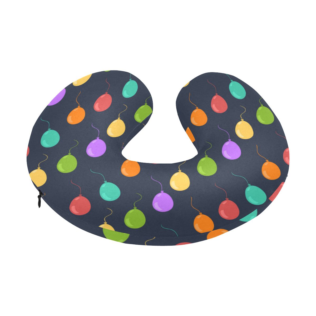 Ballon Colorful Pattern Print Design 03 U-Shaped Travel Neck Pillow