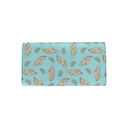Angel Wings Pattern Print Design 03 Women's Trifold Wallet
