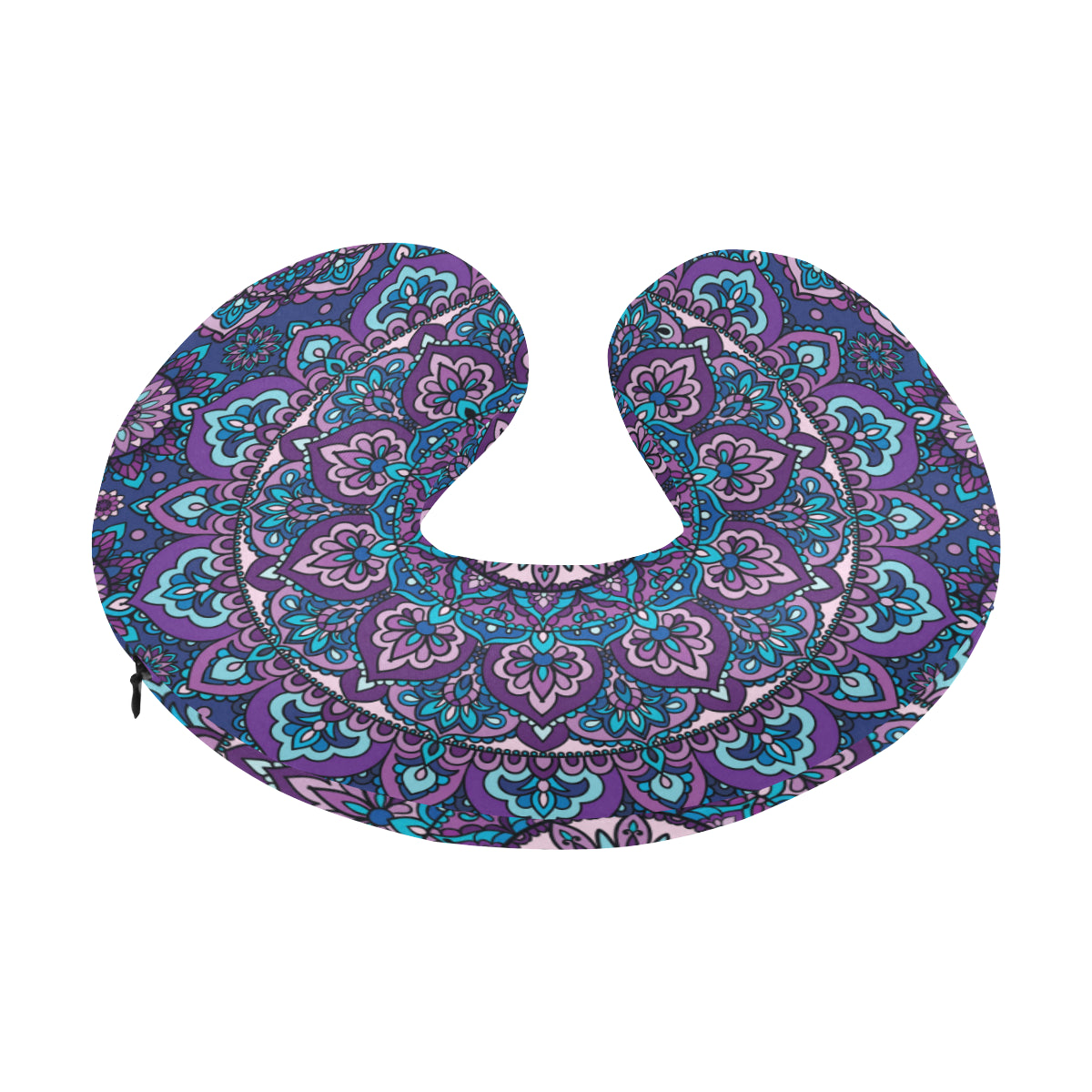 Medallion Pattern Print Design 05 U-Shaped Travel Neck Pillow