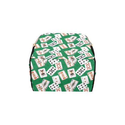 Poker Cards Pattern Print Design A03 Diaper Bag Backpack