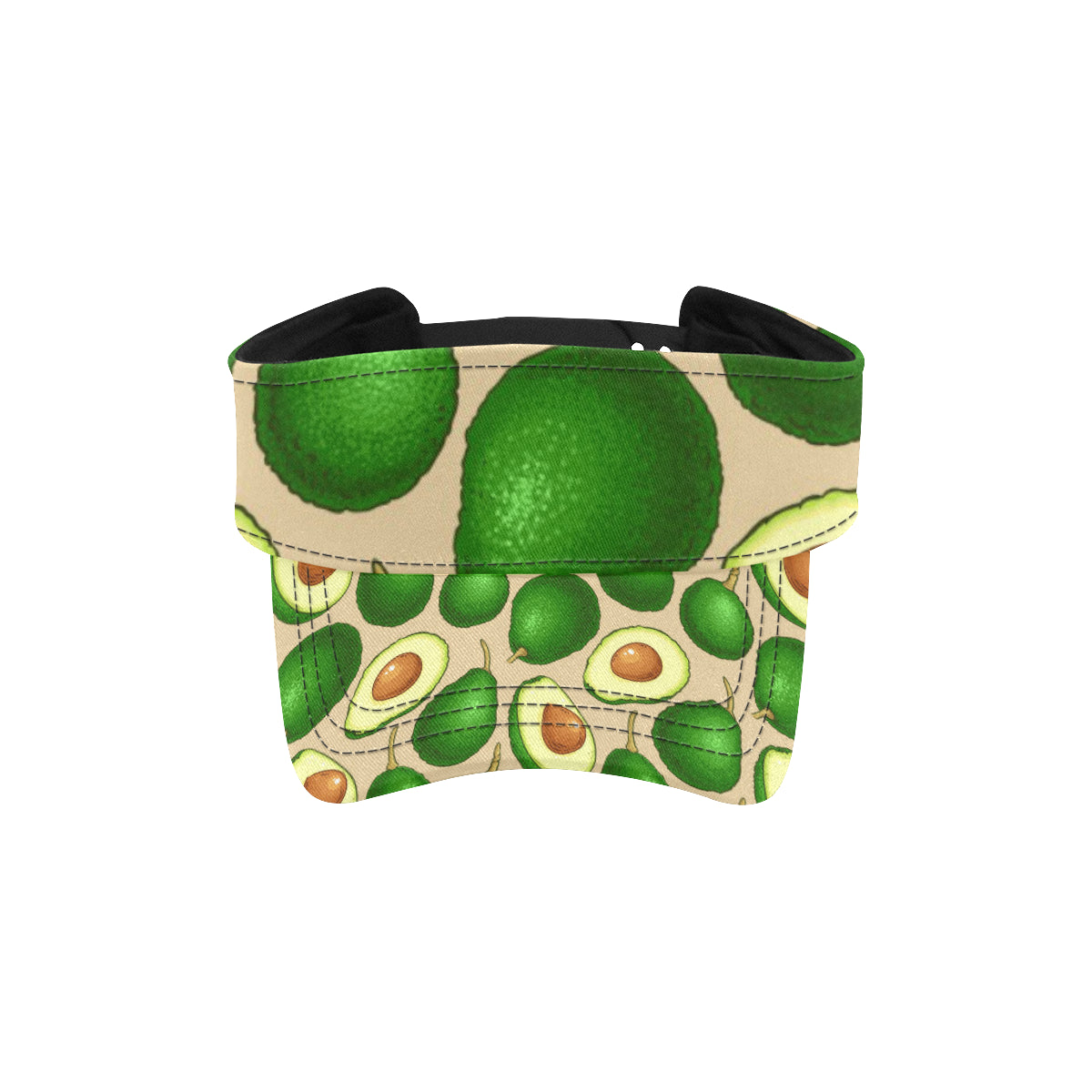 Avocado Pattern Print Design AC010 Unisex Sun Visor