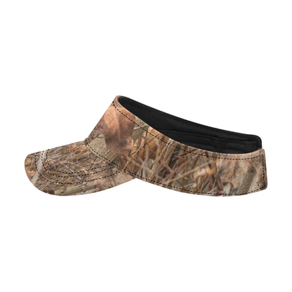Camo Realistic Tree Forest Autumn Print Unisex Sun Visor