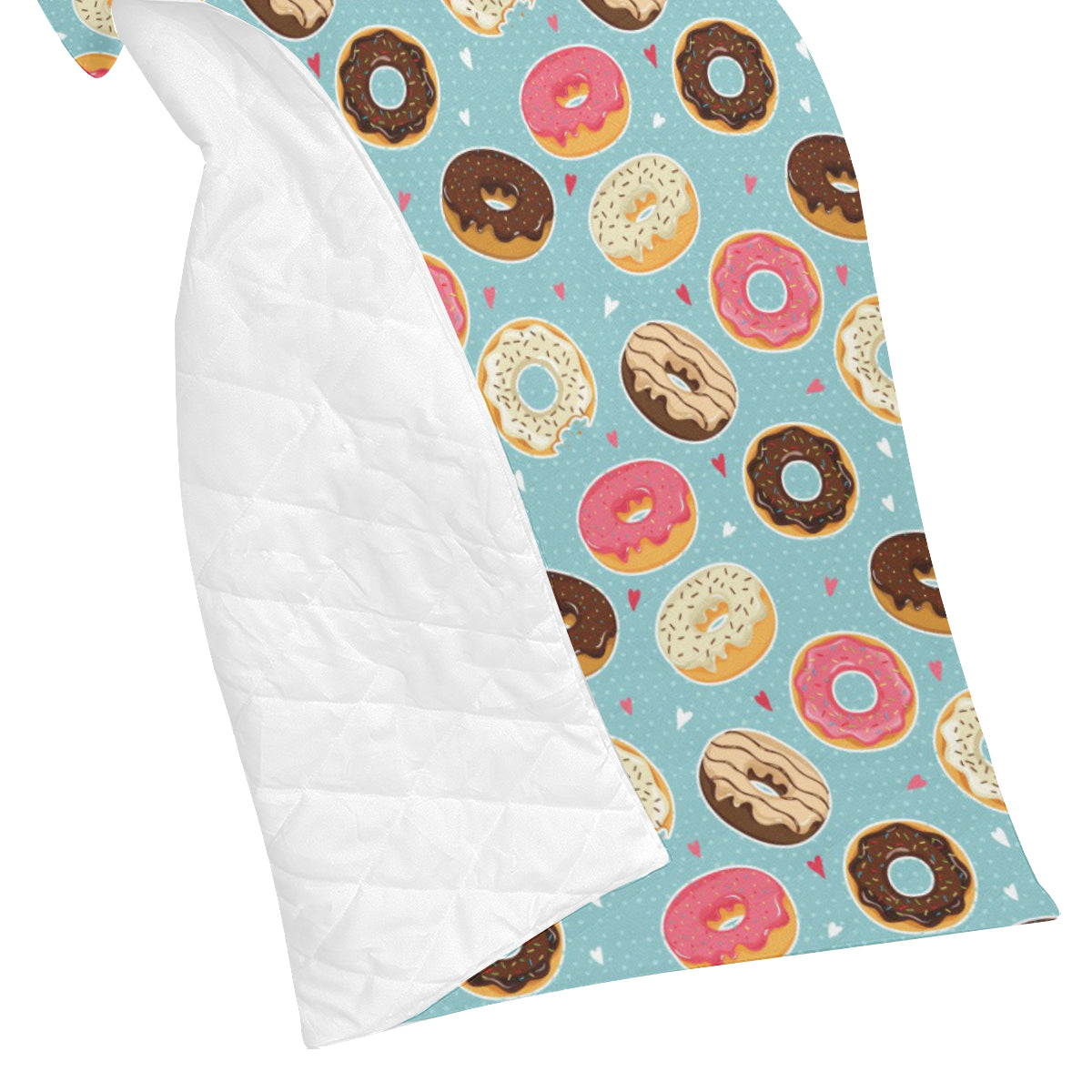 Donut Pattern Print Design DN04 Premium Quilt