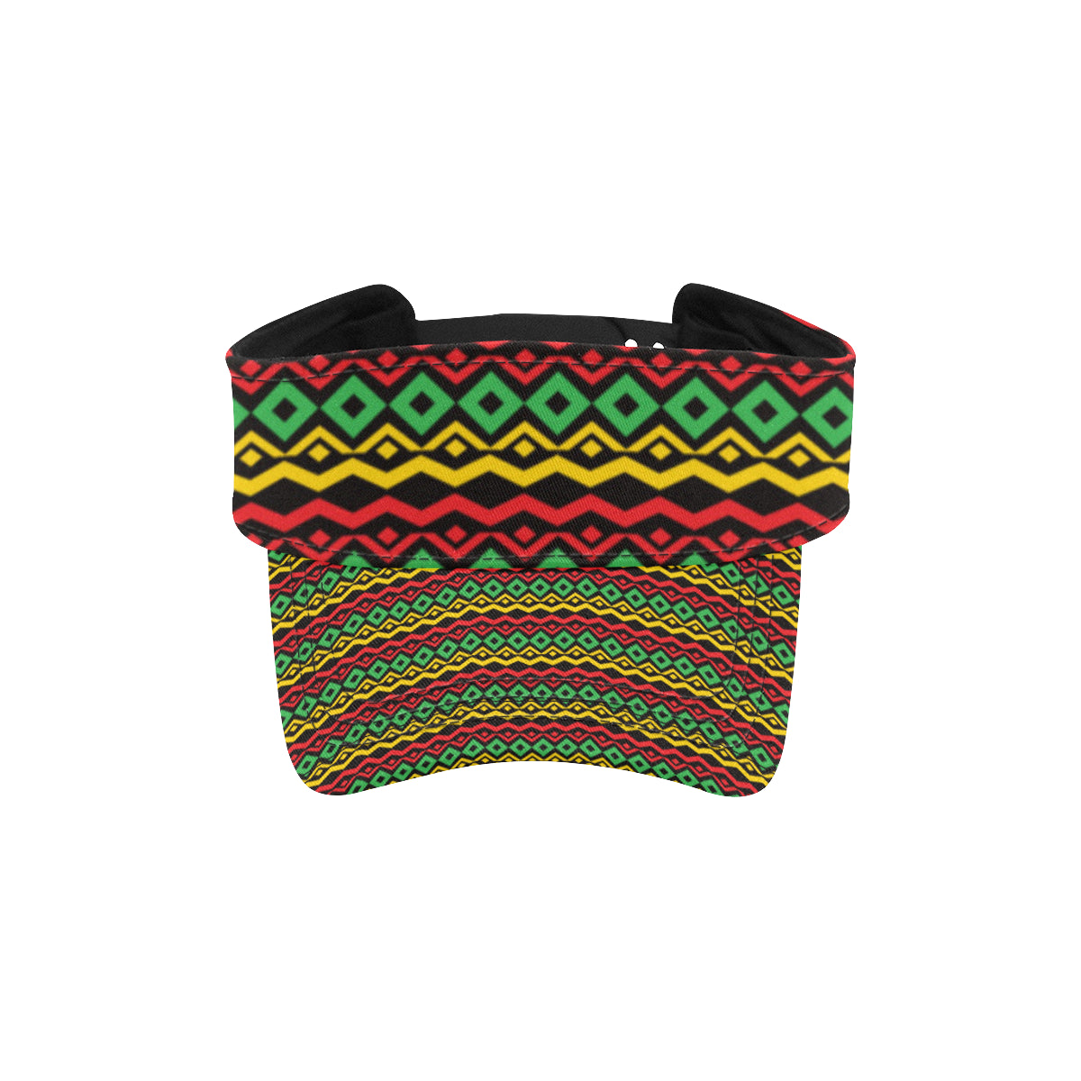 Rasta Reggae Color Themed Unisex Sun Visor
