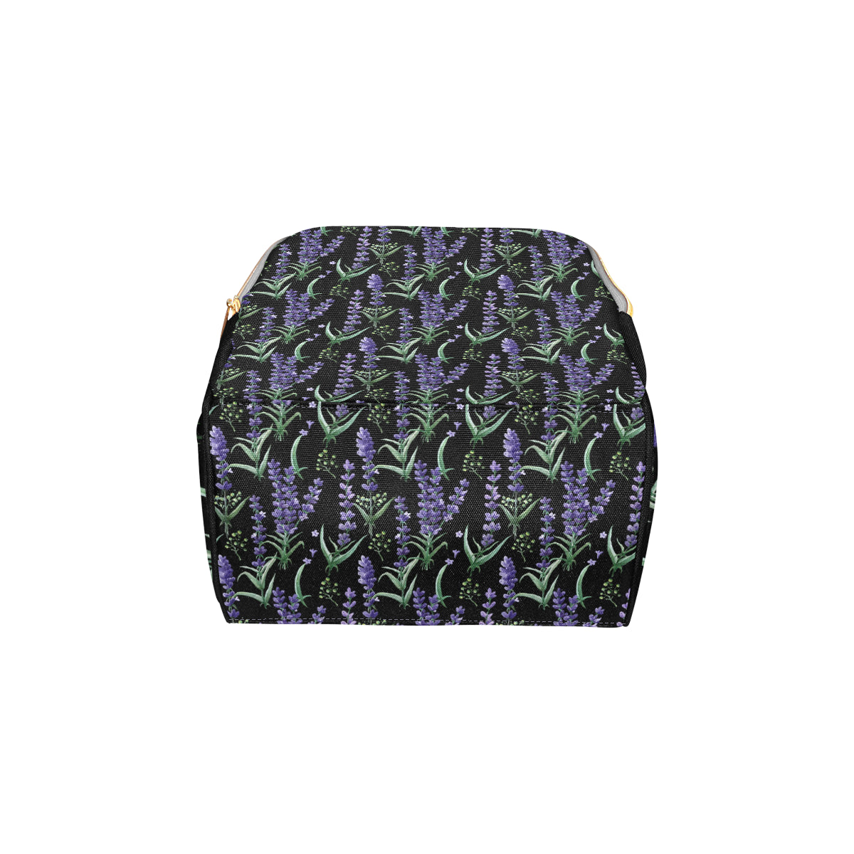 Lavender Pattern Print Design LV01 Diaper Bag Backpack