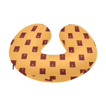 Bible Pattern Print Design 05 U-Shaped Travel Neck Pillow