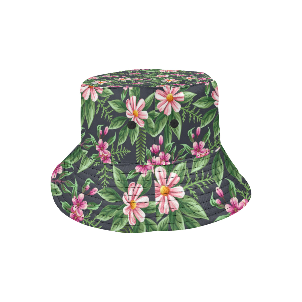 Summer Floral Pattern Print Design SF010 Unisex Bucket Hat