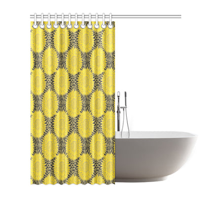 Sunflower Pattern Print Design SF06 Shower Curtain