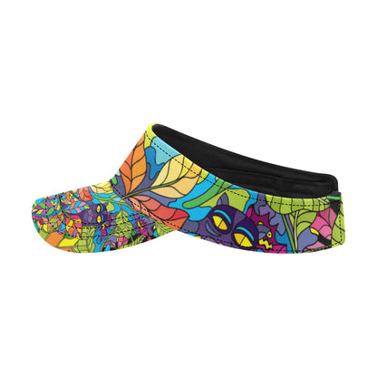 Psychedelic Trippy Flower Print Unisex Sun Visor