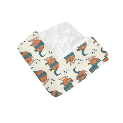 Armadillo Pattern Print Design 01 Premium Quilt
