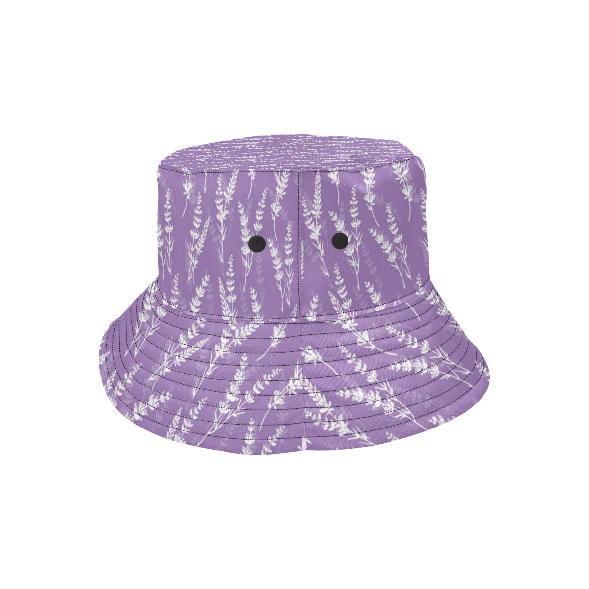 Lavender Pattern Print Design LV08 Unisex Bucket Hat