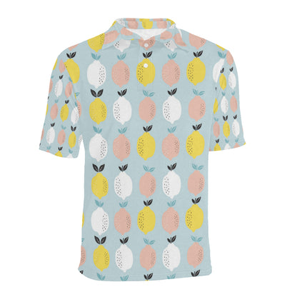 Citrus  Pattern Print Design 03 Men Polo Shirt