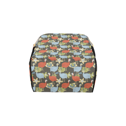 Guinea Fowl Pattern Print Design 02 Diaper Bag Backpack