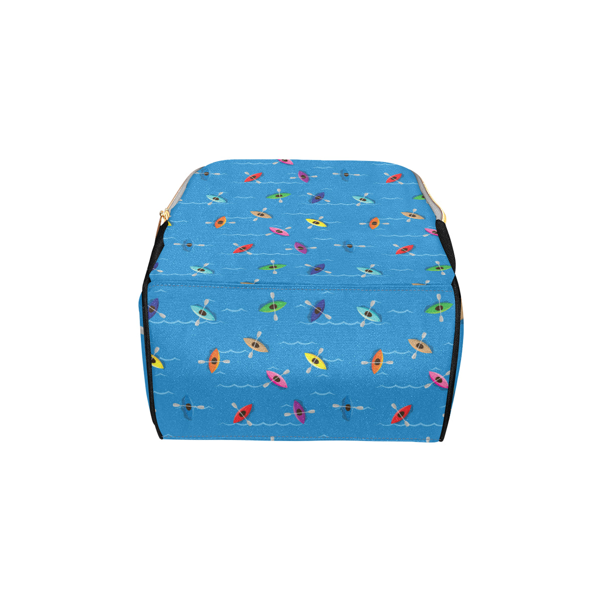 Kayak Pattern Print Design 03 Diaper Bag Backpack