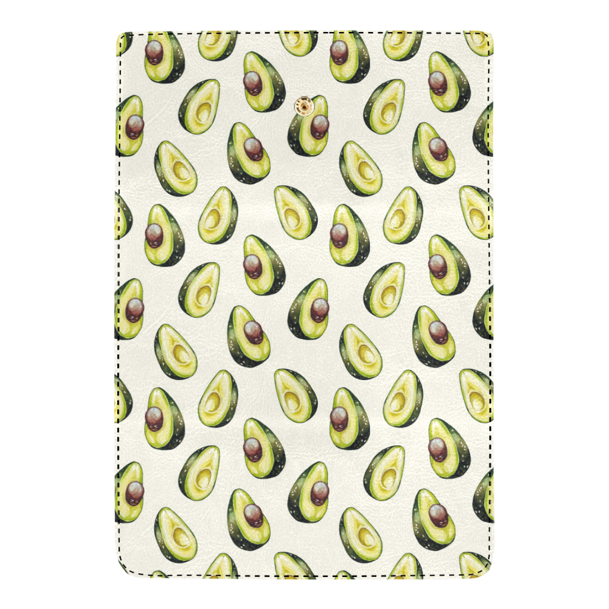 Avocado Pattern Print Design 01 Women's Trifold Wallet