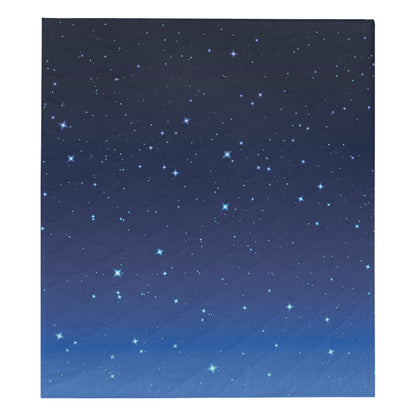 Night sky Pattern Print Design A01 Premium Quilt