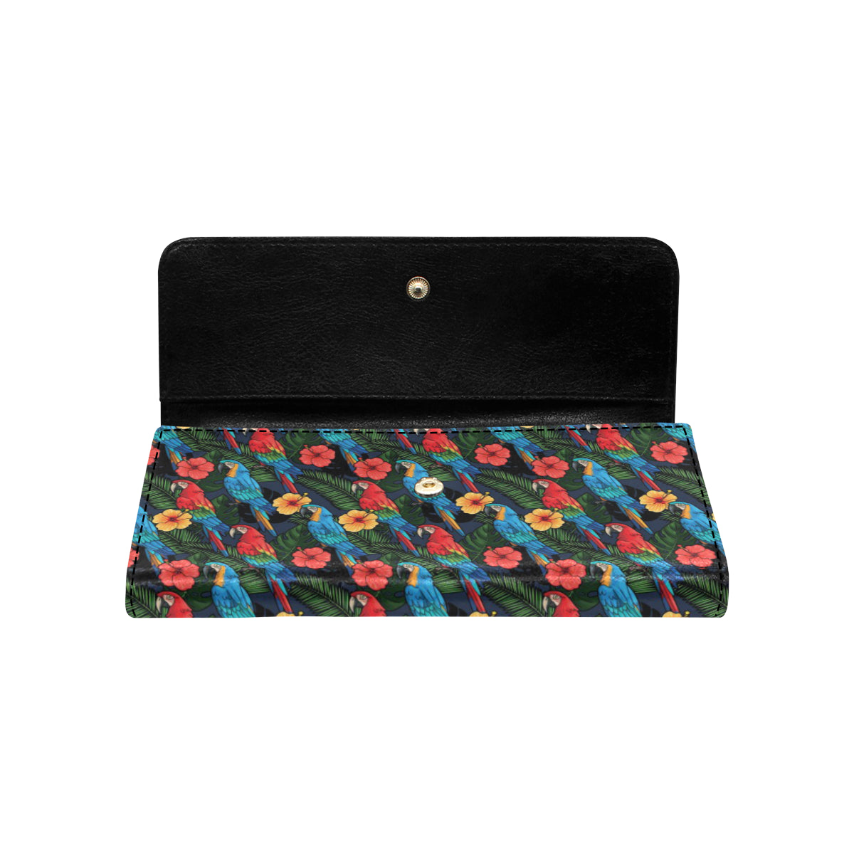 Parrot Pattern Print Design A01 Women's Trifold Wallet