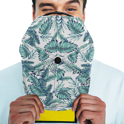 Pattern Tropical Palm Leaves Snapback Cap