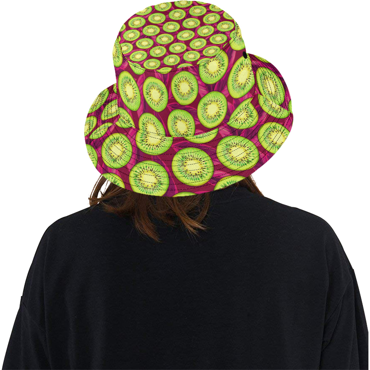 Kiwi Pattern Print Design KW05 Unisex Bucket Hat