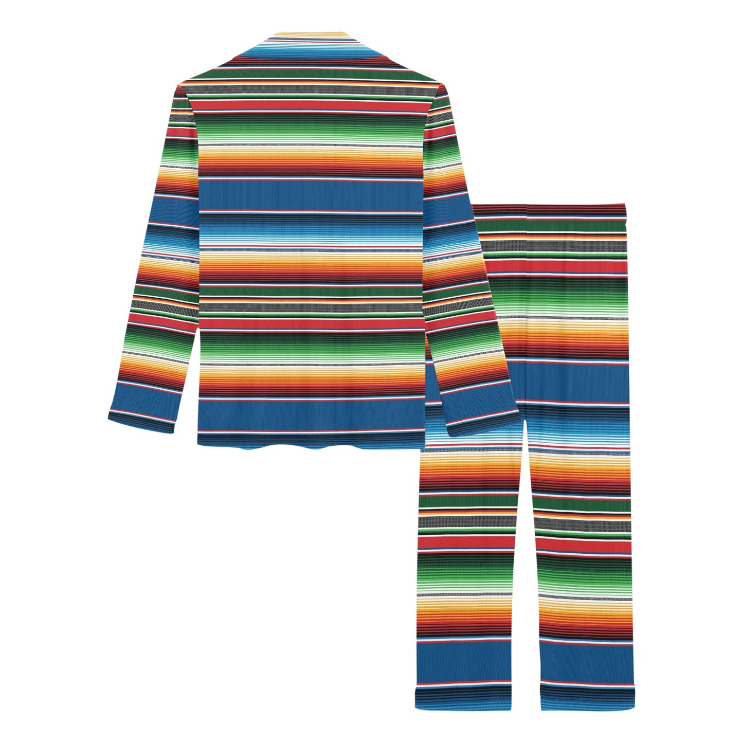 Serape Print Design LKS303 Women's Long Pajama Set