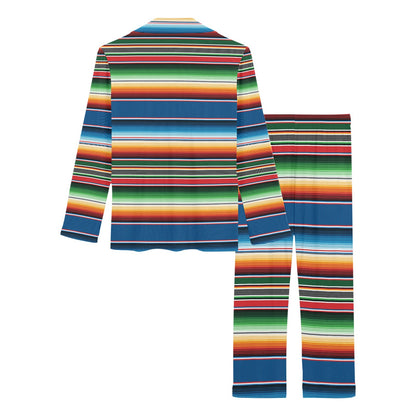 Serape Print Design LKS303 Women's Long Pajama Set