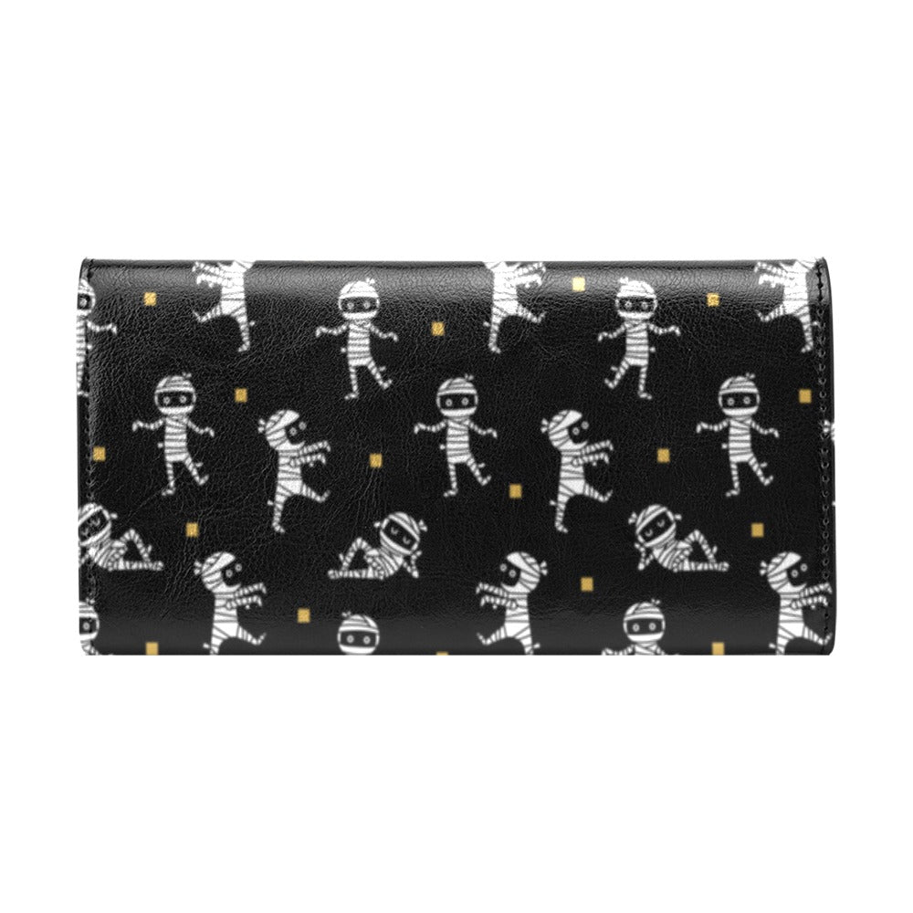 Mummy Cute Print Design LKS301 Women's Trifold Wallet