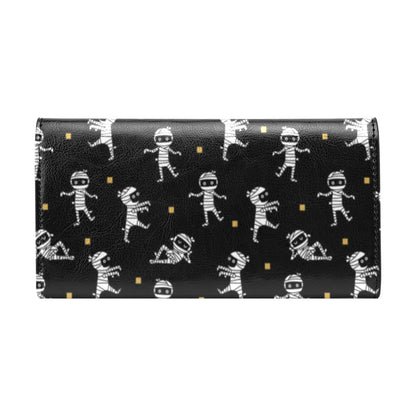 Mummy Cute Print Design LKS301 Women's Trifold Wallet