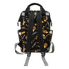 Saxophone Print Design LKS403 Diaper Bag Backpack