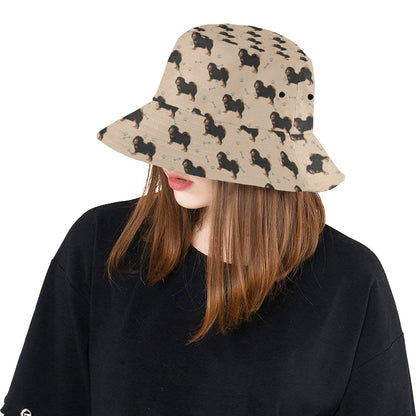 Tibetan Mastiffs Print Design LKS301 Unisex Bucket Hat