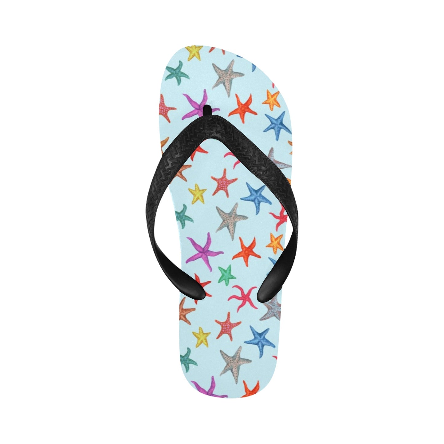Starfish Print Design LKS402 Flip Flops