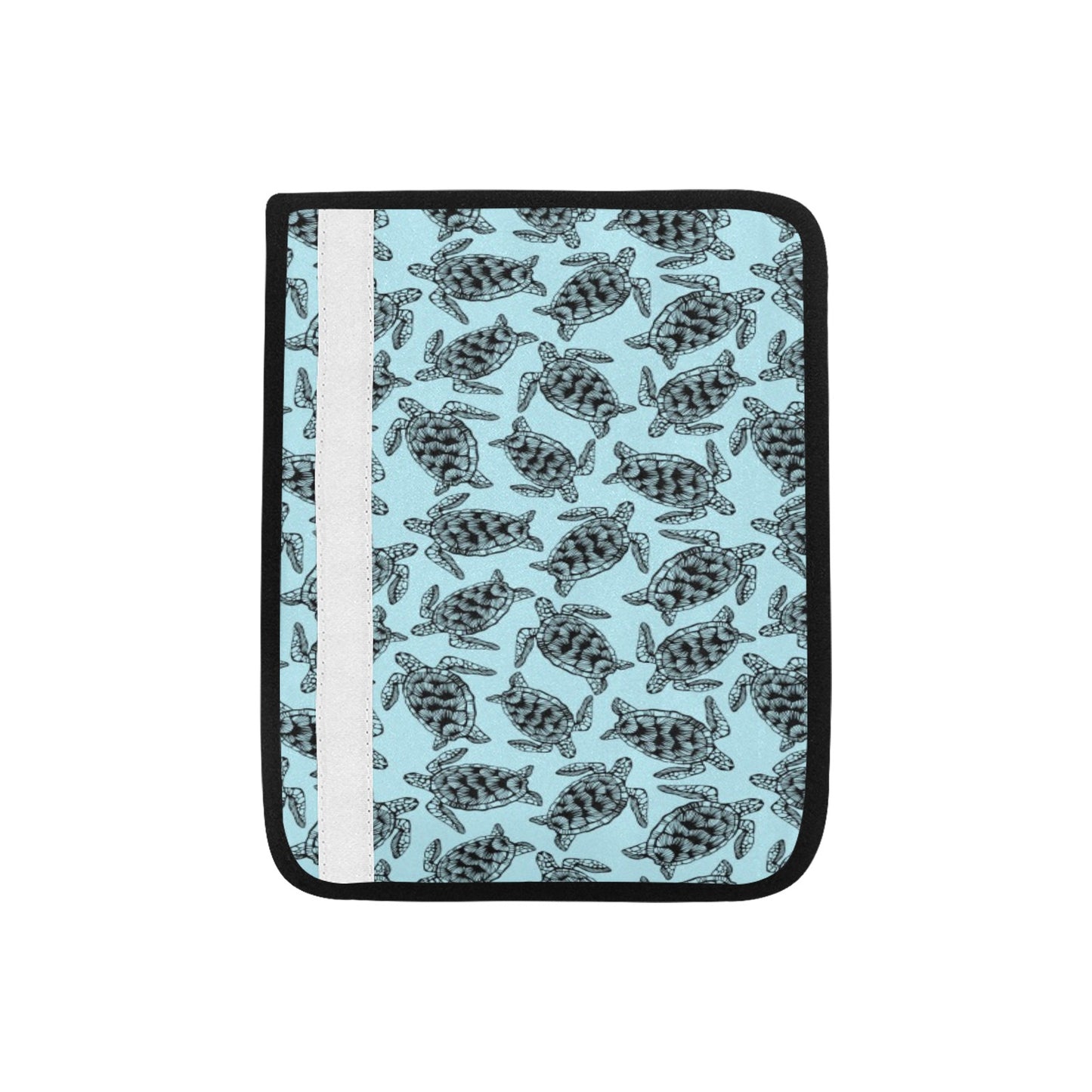 Sea Turtle Print Design LKS3010 Car Seat Belt Cover