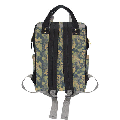 Camouflage Tropical Pattern Print Design 04 Diaper Bag Backpack