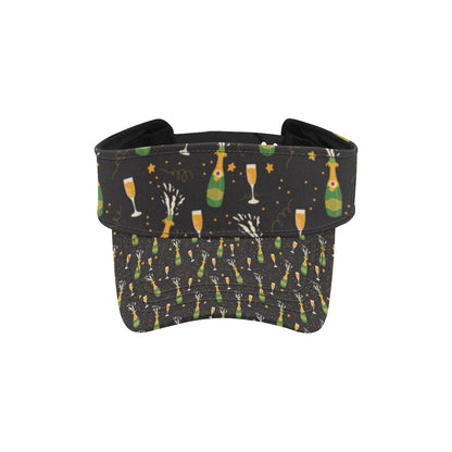 Champagne Pattern Print Design 04 Unisex Sun Visor