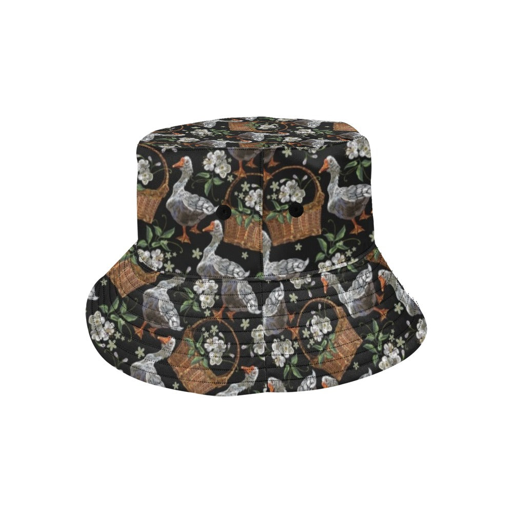 Goose Print Design LKS406 Unisex Bucket Hat