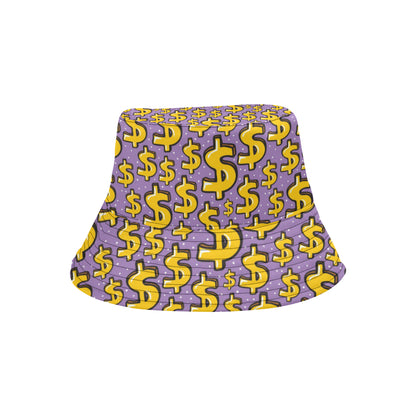 Dollar Pattern Print Design DO01 Unisex Bucket Hat