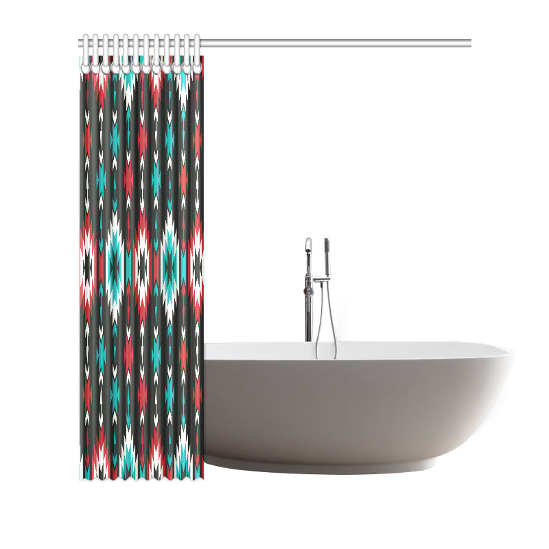 Native Pattern Print Design A08 Shower Curtain