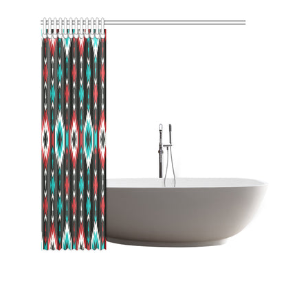Native Pattern Print Design A08 Shower Curtain