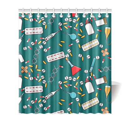 Nurse Pattern Print Design A05 Shower Curtain