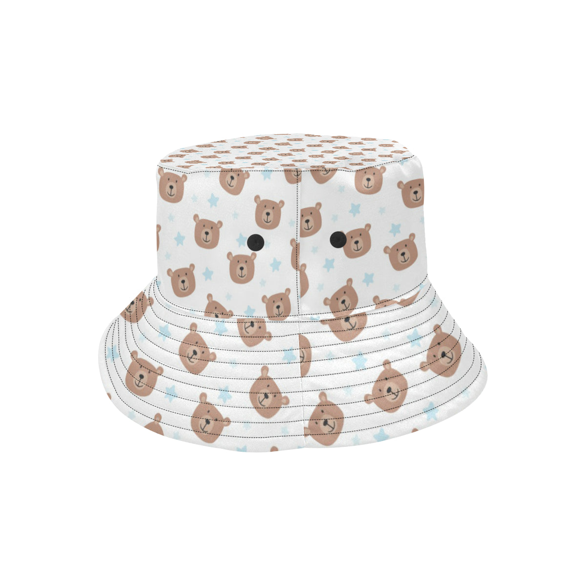 Bear Pattern Print Design BE02 Unisex Bucket Hat