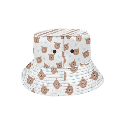 Bear Pattern Print Design BE02 Unisex Bucket Hat