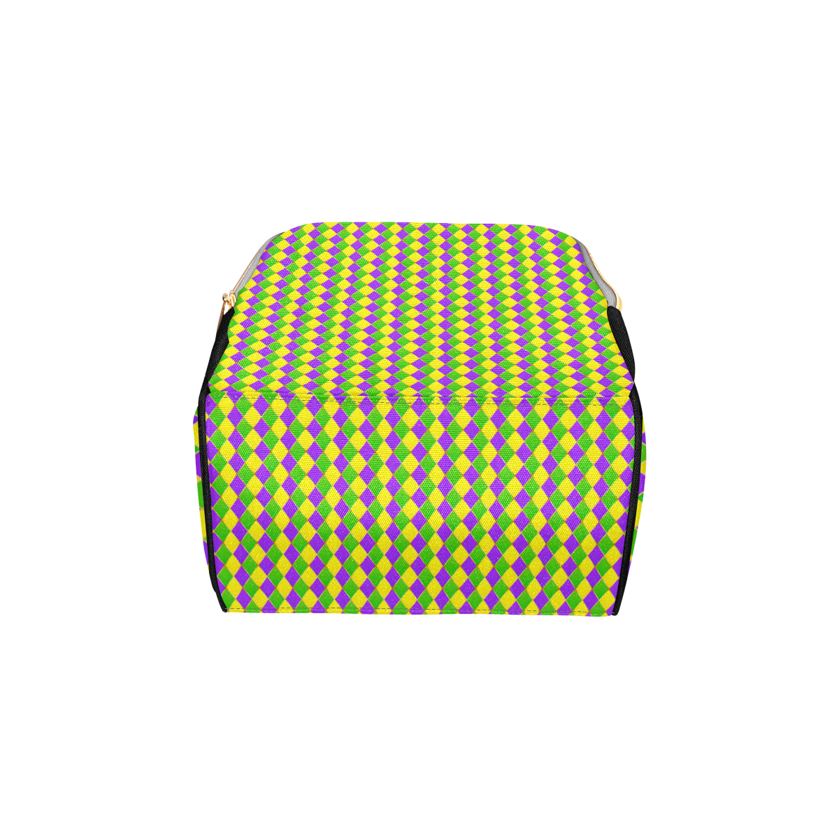 Mardi Gras Pattern Print Design 01 Diaper Bag Backpack
