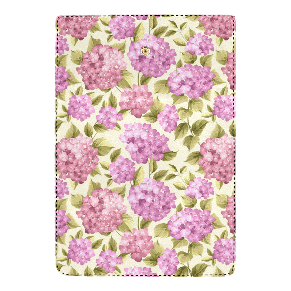 Hydrangea Pattern Print Design HD05 Women's Trifold Wallet