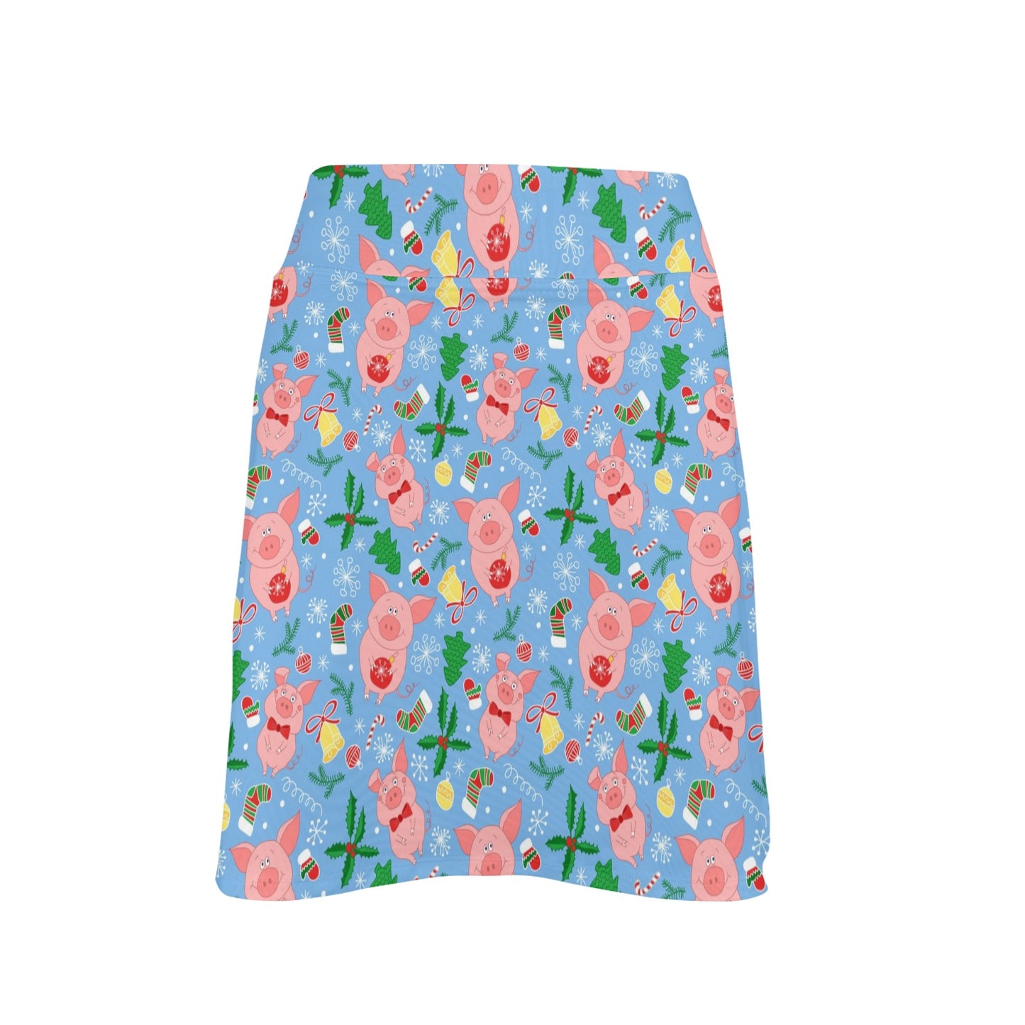Pig Print Design LKS404 17" Golf & Pickleball Skort with Pockets