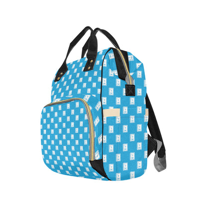Bible Pattern Print Design 02 Diaper Bag Backpack