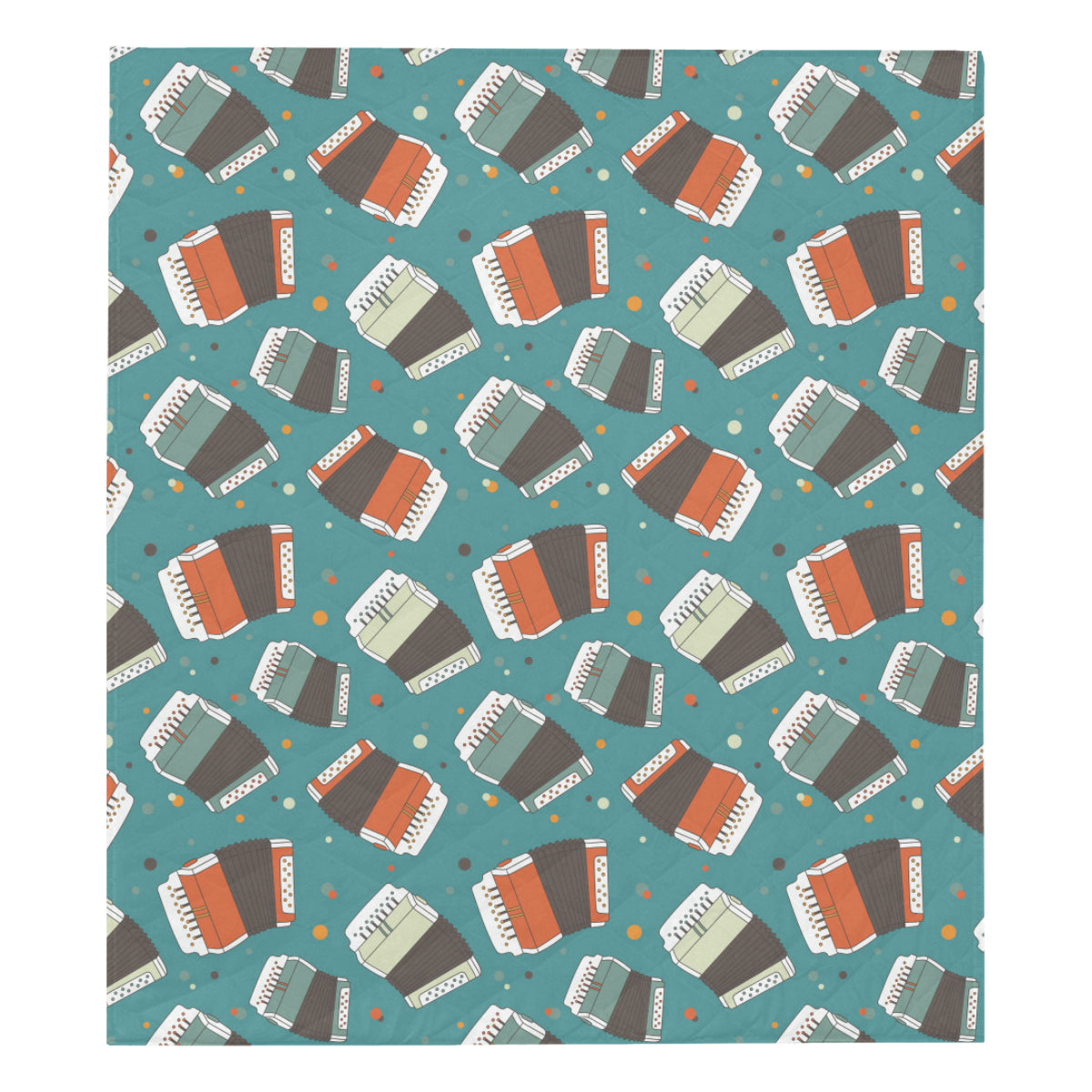 Accordion Pattern Print Design 02 Premium Quilt