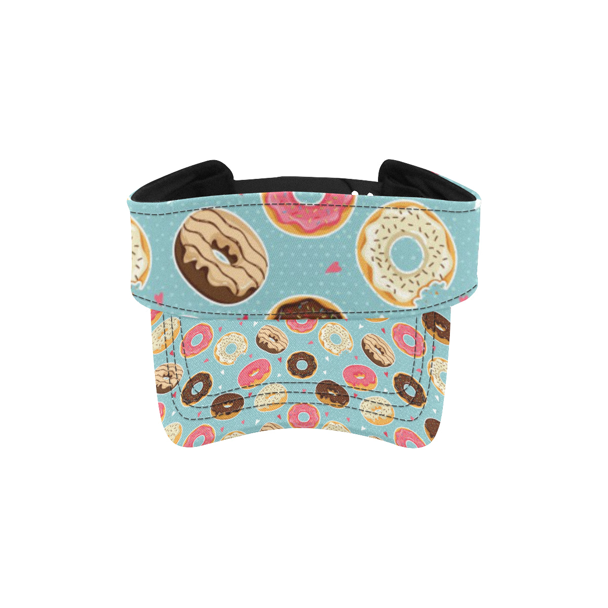 Donut Pattern Print Design DN04 Unisex Sun Visor