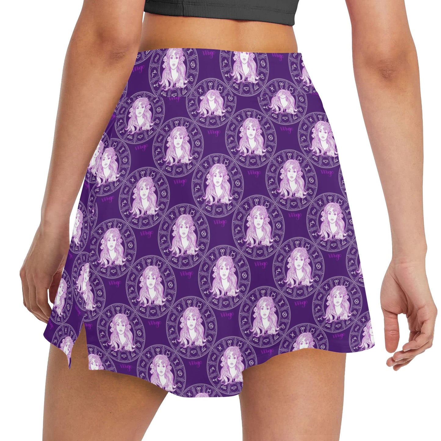 Virgo Print Design LKS301 17" Golf & Pickleball Skort with Pockets