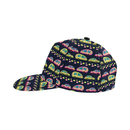Camper Cute Camping Design No 3 Print Snapback Cap