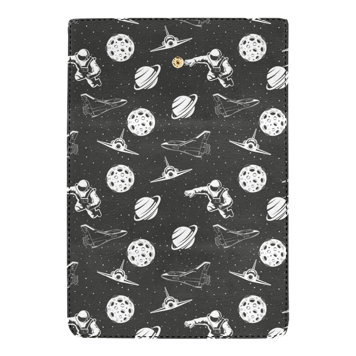 Space Astronauts Print Women's Trifold Wallet