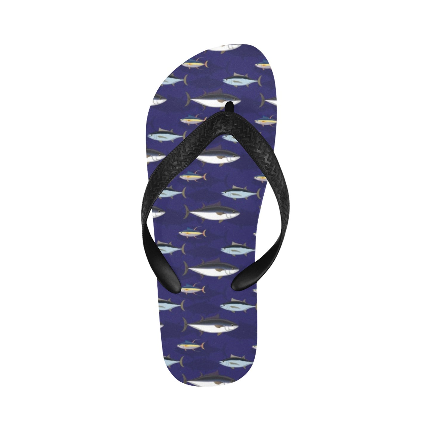 Tuna Fish Print Design LKS304 Flip Flops